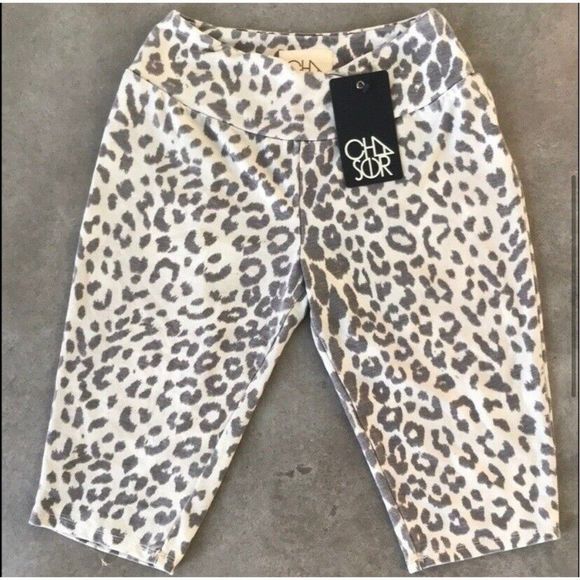 Chaser Quadra Blend Bike Shorts Leopard M Medium NWT Biker Short - Picture 6 of 6
